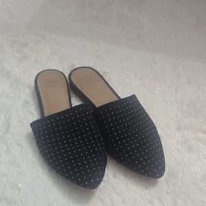A New Day Black Studded Mules